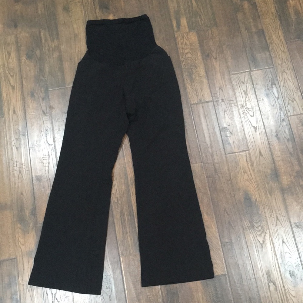 Black maternity dress pants by motherhood maternity. Size medium long.